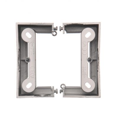 puszki instal. Puszka natynkowa głęboka (40mm) pojedyncza składana stal inox PSC/21 KONTAKT (PSC/21)