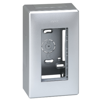 SIMON CONNECT TSC- Obudowa natynkowa S500 1-modułowa, 2x K45; kompletna; aluminium 51000001-033 KONTAKT (51000001-033)