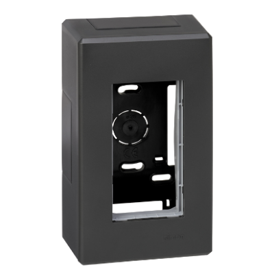 Simon Connect Obudowa natynkowa S500 1-modułowa 2x K45 kompletna szary grafit 51000001-038 KONTAKT (51000001-038)