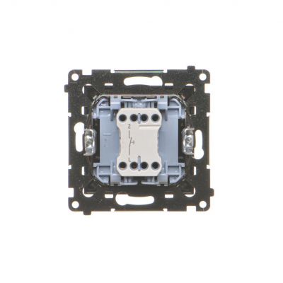 Simon 55 Przycisk zwierny pojedynczy zwierny bez piktogramu szybkozłączka Czarny mat TP1.01/149 KONTAKT (TP1.01/149)