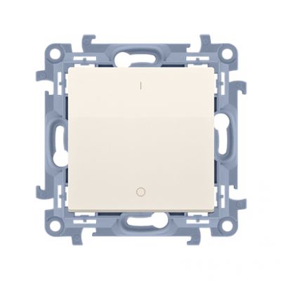 Simon 10 Łącznik dwubiegunowy 10A 250V zaciski śrubowe krem CW2.01/41 KONTAKT (CW2.01/41)