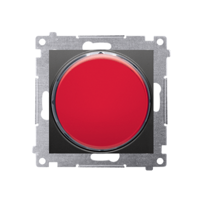 Simon 54 Sygnalizator świetlny LED – światło czerwone 230V czarny DSS2.01/49 KONTAKT (DSS2.01/49)