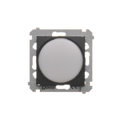 Simon 54 Sygnalizator świetlny LED – światło białe 230V czarny DSS1.01/49 KONTAKT (DSS1.01/49)