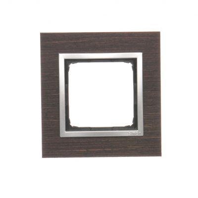 Simon 54 Nature Ramka 1-krotna Nature-Drewno SREBRNE WENGE IP20/IP44* (*IP44-należy zastosować uszczelkę ramki DUN1) DRN1/84 KONTAKT (DRN1/84)