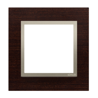 Simon 54 Nature Ramka 1-krotna Nature-Drewno ZŁOTE WENGE IP20/IP44* (*IP44-należy zastosować uszczelkę ramki DUN1) DRN1/85 KONTAKT (DRN1/85)