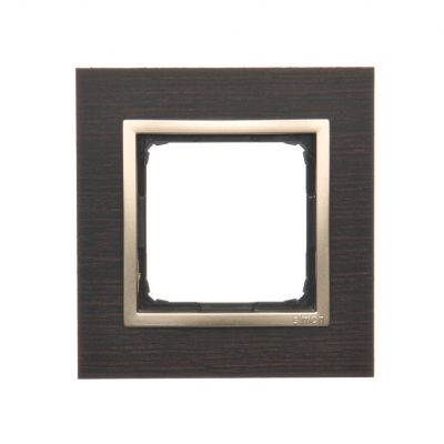 Simon 54 Nature Ramka 1-krotna Nature-Drewno ZŁOTE WENGE IP20/IP44* (*IP44-należy zastosować uszczelkę ramki DUN1) DRN1/85 KONTAKT (DRN1/85)