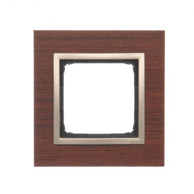 Simon 54 Nature Ramka 1-krotna Nature-Drewno ZŁOTY ORZECH IP20/IP44* (*IP44-należy zastosować uszczelkę ramki DUN1) DRN1/86 KONTAKT (DRN1/86)