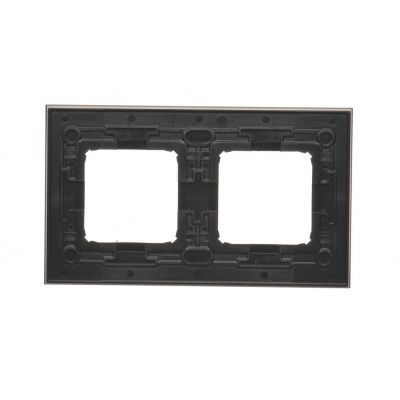Simon 54 Nature Ramka 2-krotna Nature-Metal INOX KLASYCZNY IP20/IP44* (*IP44-należy zastosować zestaw uszczelek DUN2) DRN2/77 KONTAKT (DRN2/77)