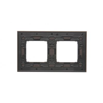 Simon 54 Nature Ramka 2-krotna Nature-Drewno ZŁOTE WENGE IP20/IP44* (*IP44-należy zastosować zestaw uszczelek DUN2) DRN2/85 KONTAKT (DRN2/85)