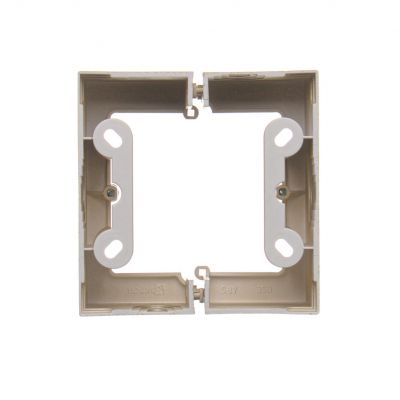 Simon 54 Premium Puszka natynkowa pojedyncza składana do ramek Simon 54 PREMIUM. Głębokość 40 mm (1 szt. DSC/.. = 2 elementy) złoty mat DSC/44 KONTAKT (DSC/44)