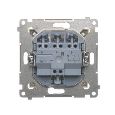 Simon 54 Łącznik potrójny 10A 250V szybkozłączka kremowy DW31.01/41 KONTAKT (DW31.01/41)