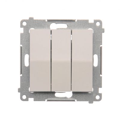 Simon 54 Łącznik potrójny 10A 250V szybkozłączka biały DW31.01/11 KONTAKT (DW31.01/11)