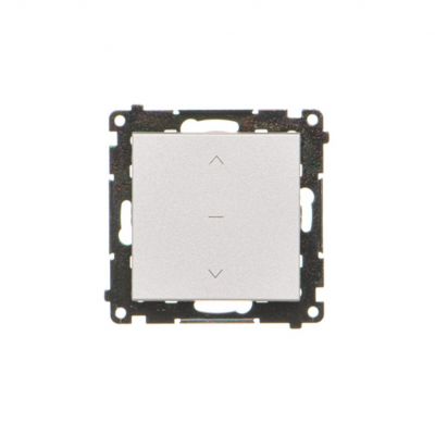 Simon 55 Łącznik roletowy trójpozycyjny 1-0-2 szybkozłączka Aluminium mat TZW1K.01/143 KONTAKT (TZW1K.01/143)