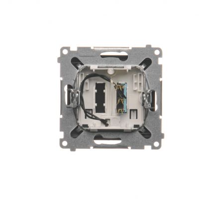 Simon 54 Łącznik hotelowy z podświetleniem czarny *Tylko do ramek S54 PREMIUM. Wymagane jest zastosowanie przekaźnika/stycznika DWH1.01/49 KONTAKT (DWH1.01/49)