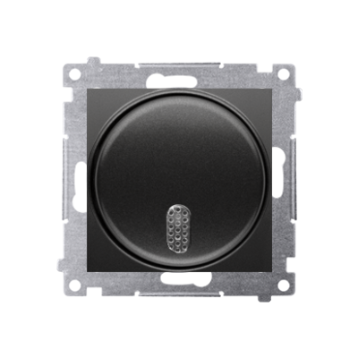 Simon 54 Dzwonek elektroniczny 8–12 V czarny DDT1.01/49 KONTAKT (DDT1.01/49)