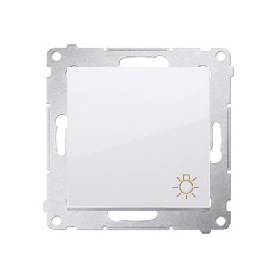 Simon 54 Przycisk „światło” 16A 250V zaciski śrubowe biały DS1A.01/11 KONTAKT (DS1A.01/11)