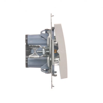 Simon 54 Przycisk „światło” 16A 250V zaciski śrubowe biały DS1A.01/11 KONTAKT (DS1A.01/11)