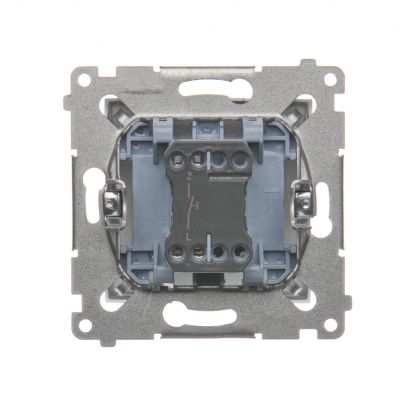 Simon 54 Przycisk „światło” 16A 250V zaciski śrubowe srebrny mat DS1A.01/43 KONTAKT (DS1A.01/43)
