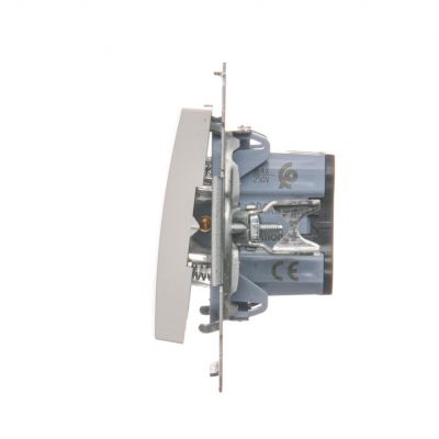 Simon 54 Przycisk „dzwonek” 16A 250V zaciski śrubowe biały DD1A.01/11 KONTAKT (DD1A.01/11)