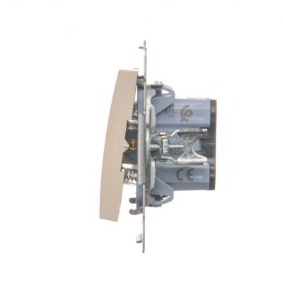 Simon 54 Przycisk „dzwonek” 16A 250V zaciski śrubowe kremowy DD1A.01/41 KONTAKT (DD1A.01/41)