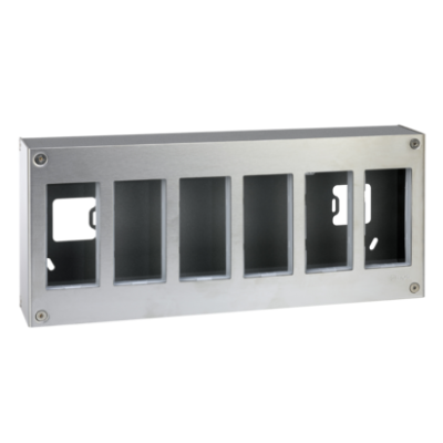 Simon Connect Obudowa natynkowa S500 METAL 6-modułowa 12x K45 kompletna 51000016-036 KONTAKT (51000016-036)