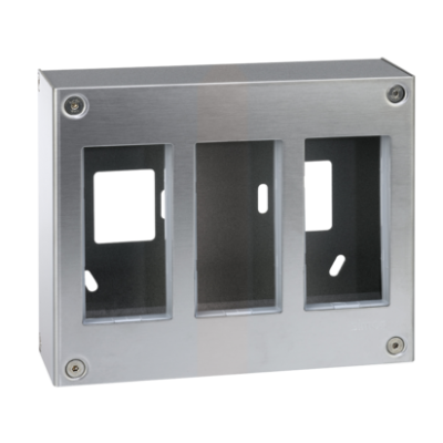 Simon Connect Obudowa natynkowa S500 METAL 3-modułowa 6x K45 kompletna 51000013-036 KONTAKT (51000013-036)