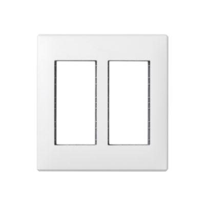 Simon Connect Ramka obudowy S500 2-modułowa 4x K45 czysta biel 51010102-030 KONTAKT (51010102-030)