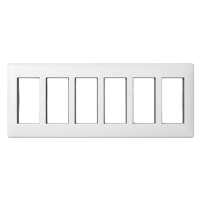 Simon Connect Ramka obudowy S500 6-modułowa 12x K45 czysta biel 51010106-030 KONTAKT (51010106-030)