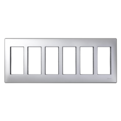 Simon Connect Ramka obudowy S500 6-modułowa 12x K45 aluminium 51010106-033 KONTAKT (51010106-033)