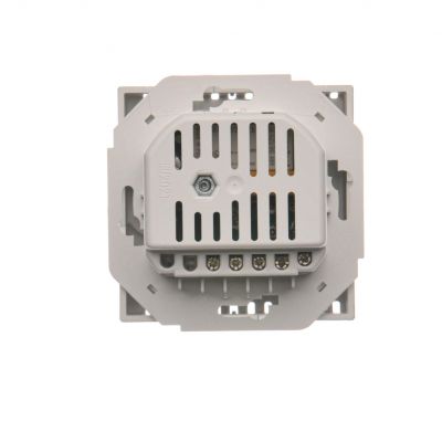 Simon Basic Regulator temperatury z czujnikiem wewnętrznym 16A 230V. Montaż gniazda na wkręty do puszki srebrny mat BMRT10W.02/43 BMRT10w.02/43 KONTAKT (BMRT10w.02/43)
