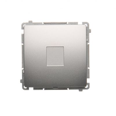 Simon Basic Zaślepka ramki . Mocowanie za pomocą łapek lub wkrętów srebrny mat BMPS.01/43 KONTAKT (BMPS.01/43)