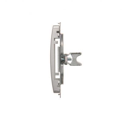 Simon Basic Zaślepka ramki . Mocowanie za pomocą łapek lub wkrętów srebrny mat BMPS.01/43 KONTAKT (BMPS.01/43)