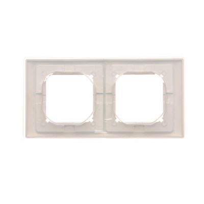 Simon Basic Neos Ramka 2-krotna NEOS do wersji bryzgoszczelnej IP44 z kompletem uszczelek biały BMRC2B/11 KONTAKT (BMRC2B/11)