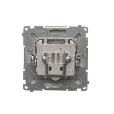 Simon Basic Gniazdo antenowe R-TV-DATA . 1x wejście: 5–862 MHz srebrny mat BMAD.01/43 KONTAKT (BMAD.01/43)
