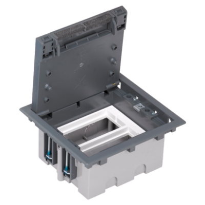 Simon Connect Puszka podłogowa S500 2-modułowa 4x K45 gł. 93mm szary 52050102-035 KONTAKT (52050102-035)