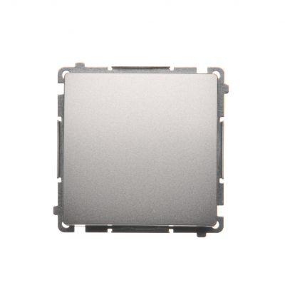 Simon Basic Łącznik pojedynczy jednobiegunowy szybkozłączka srebrny mat BMW1.01/43 KONTAKT (BMW1.01/43)