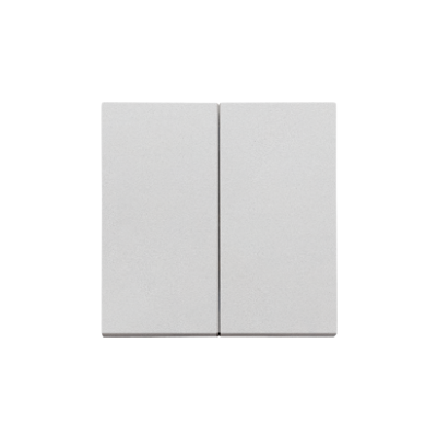 Simon 55 Klawisz podwójny do: SW6/2WM SW7/2M Aluminium mat TKW6/2/X/143 KONTAKT (TKW6/2/X/143)