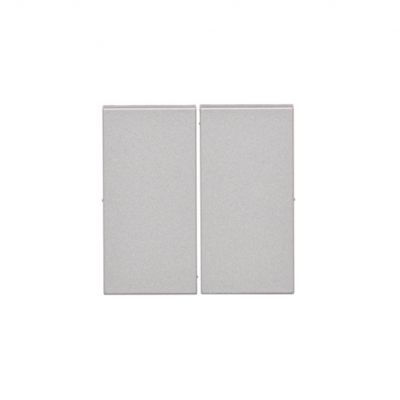 Simon 55 Klawisz podwójny do: SW6/2WM SW7/2M Aluminium mat TKW6/2/X/143 KONTAKT (TKW6/2/X/143)
