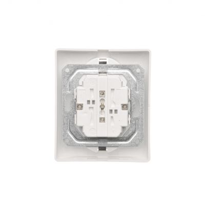 Simon 54 Gniazdo podwójne Schuko podtynkowe z przesłonami torów prądowych wersja skandynawska 16A 250V zaciski śrubowe biały EGSZ2PZ/11 KONTAKT (EGSZ2PZ/11)
