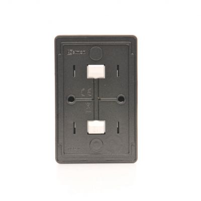 Simon 54 Gniazdo podwójne Schuko natynkowe z przesłonami torów prądowych wersja skandynawska 16A 250V szybkozłączka antracyt EGSZ2SNZ/48 KONTAKT (EGSZ2SNZ/48)