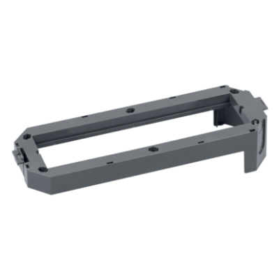 Simon Connect Ramka osprzętowa na 2x SIMON 500 (100x50mm) szary FBA401/1 KONTAKT (FBA401/1)