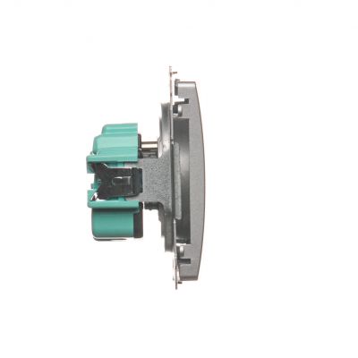 Simon Basic Gniazdo wtyczkowe z uziemieniem 16A 250V zaciski śrubowe srebrny mat BMGZ1.01/43 KONTAKT (BMGZ1.01/43)