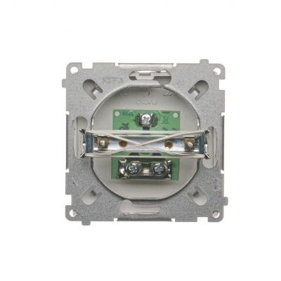 Simon Basic Gniazdo antenowe pojedyncze końcowe srebrny mat (zastępuje BMAK1.01/..) BMAK3.01/43 KONTAKT (BMAK3.01/43)