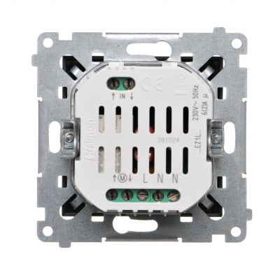 Simon 54 Lokalny sterownik roletowy z automatyczną kalibracją i programowalną pozycją ulubioną czarny DEZ1L.01/49 KONTAKT (DEZ1L.01/49)