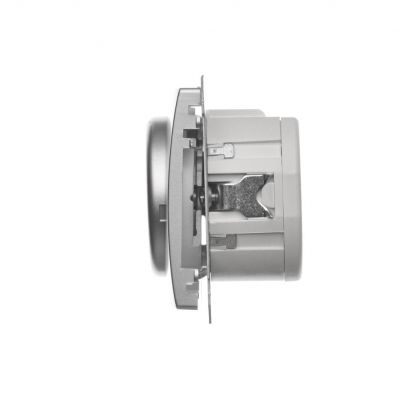 Simon Basic Ściemniacz naciskowo-obrotowy 20–500 W 230V srebrny mat BMS9T.01/43 KONTAKT (BMS9T.01/43)