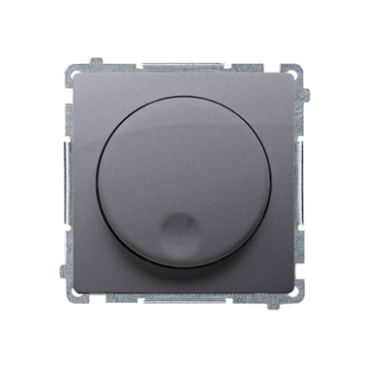 Simon Basic Regulator 1–10 V . Do załączania i regulacji źrodeł światła z zasilaczami sterowanymi 1–10 V srebrny mat BMS9V.01/43 KONTAKT (BMS9V.01/43)