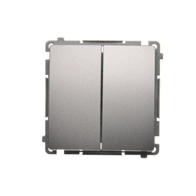Simon Basic Łącznik świecznikowy 16A 250V zaciski śrubowe srebrny mat BMW5A.01/43 KONTAKT (BMW5A.01/43)