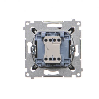 Simon 54 Przycisk „dzwonek” 10A 250V szybkozłączka czarny DD1.01/49 KONTAKT (DD1.01/49)