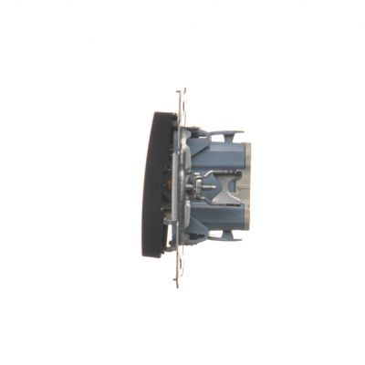 Simon 54 Łącznik dwubiegunowy 10A 250V szybkozłączka czarny DW2.01/49 KONTAKT (DW2.01/49)
