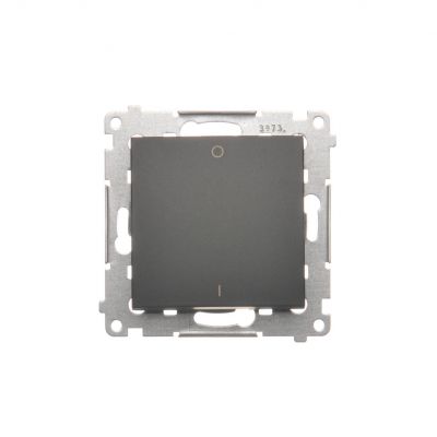 Simon 54 Łącznik dwubiegunowy 16A 250V zaciski śrubowe czarny DW2A.01/49 KONTAKT (DW2A.01/49)